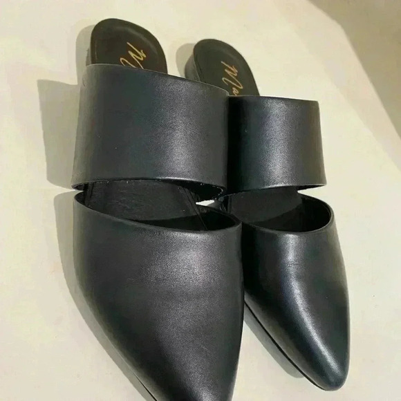 Matisse Women’s Leather Black Flat Slip On Pointed Miles 8M great condition - Picture 3 of 9